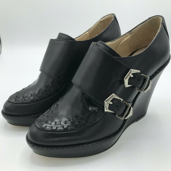 ZARA Woman Loafer Oxford Platform Wedge Blucher - Picture 10 of 10